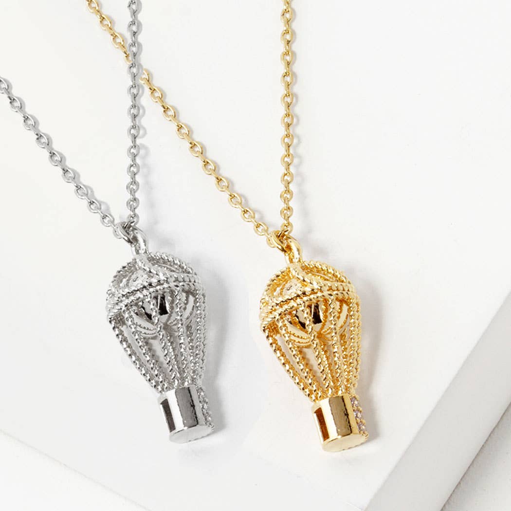 18K Gold Dipped Hot Air Balloon Necklace