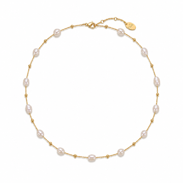 18K Genuine Pearl Necklace