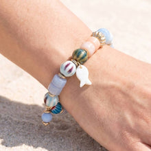 Fishy Mixed Bead Stretch Bracelet