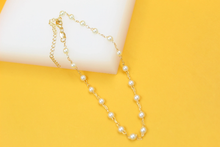 18K Classy Pearl Anklet