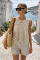 Sequin Crochet Tank (REG)