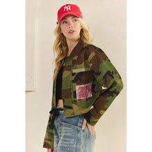 Floral Back Camo Jacket (REG)