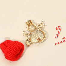 Festive Snowman Brooch