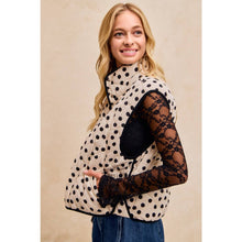 Polka Dot Quilted Vest (REG)