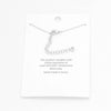 CZ Cross Anklet