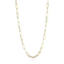 18''  Paperclip Necklace 18K