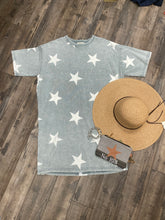 The Washed Denim Star Mineral Washed Tunic Dress