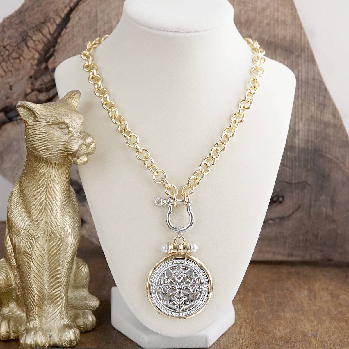 Shackle Coin Necklace