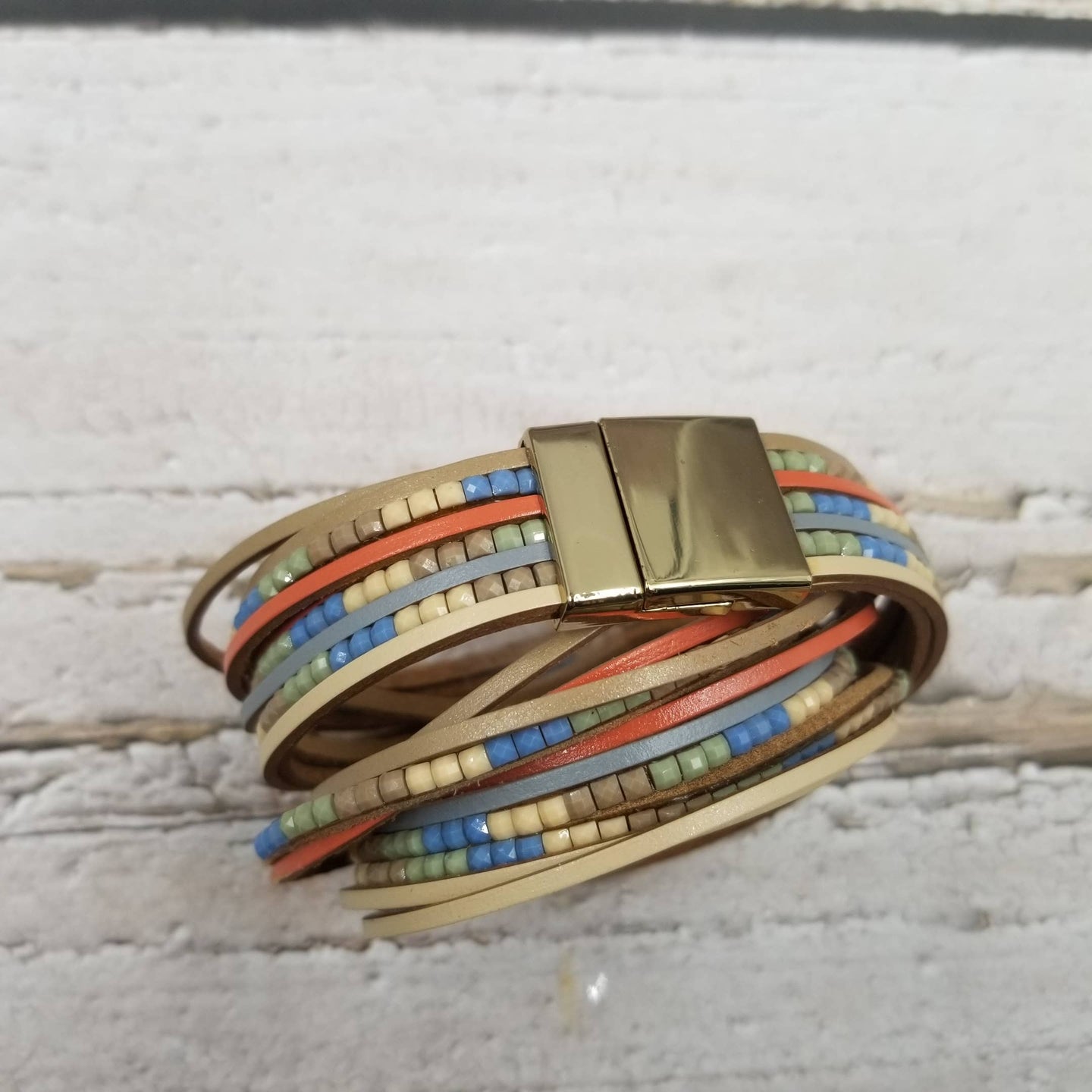 Boho Layered Magentic Bracelet