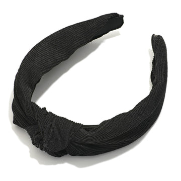 Corduroy Knotted Headband