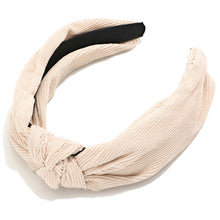 Corduroy Knotted Headband