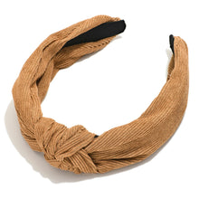 Corduroy Knotted Headband