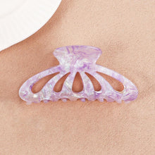 Glitter Marbled Claw Clip