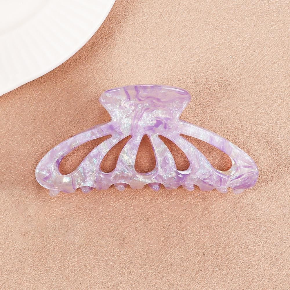 Glitter Marbled Claw Clip