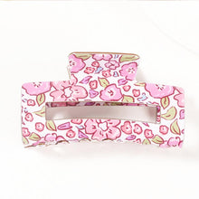 Floral Print Claw Clip