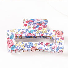 Floral Print Claw Clip