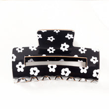 Floral Print Claw Clip