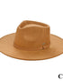 C.C. Faux Suede Rancher Hat