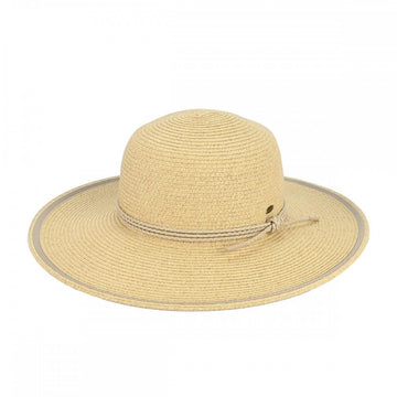 C.C. Wide Brim Hat w/ Rope