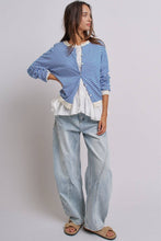 Blue Breton Striped Cardigan (REG)