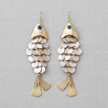 Shell Tassel Fish Earrings