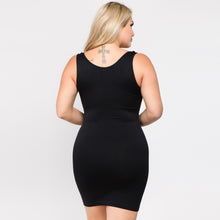 Black Judson Seamless Dress Slip (PLUS)
