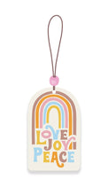 Love Joy Peace Rainbow Air Freshener
