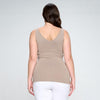 Light Mocha Reversible Seamless Tank