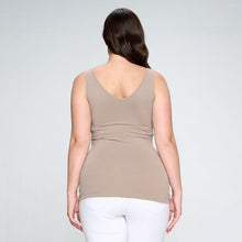 Light Mocha Reversible Seamless Tank
