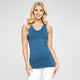 Denim Blue Reversible Seamless Tank