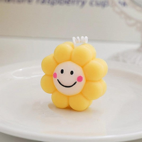 Happy Flower Candle