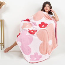 Cute Flower Microfiber Blanket