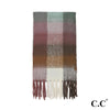 C.C. Checkered Scarf