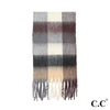 C.C. Checkered Scarf