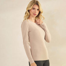 Judson Pure Comfort Ribbed Top in Khaki (REG)