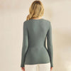 Judson Pure Comfort Ribbed Top in Smoky Olive (REG)