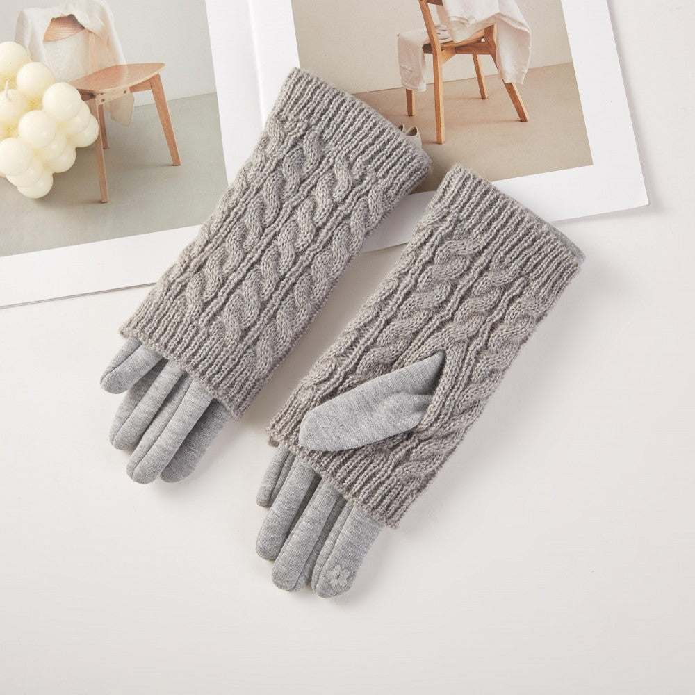 Knit High Fold Gloves