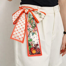 Flower Diamond Twilly Scarf