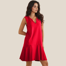 Erika Sleeveless Dress in Red (REG)