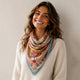Floral Mahjong Print Scarf