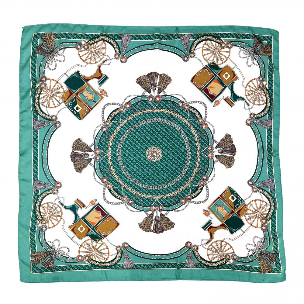 Silky Carriage Fashion Scarf