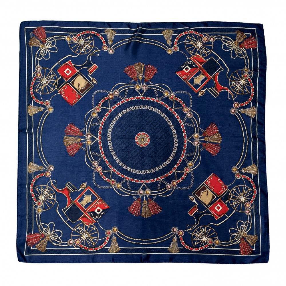 Silky Carriage Fashion Scarf