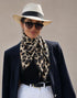 Silky Leopard Fashion Scarf