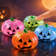Glitter Pumpkin Squishy Toy