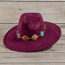 Stone Chain Fedora Hat