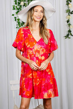 Summer Heat Floral Mini Dress (REG)
