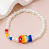 Rainbow Fish Pearl Bracelet