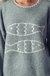 Fish Graphic Sweater (REG)
