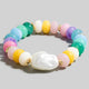 Marble Resin Disc Bracelet