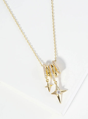 18K Starlight CZ Necklace